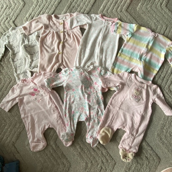 7 baby onesie pijamas